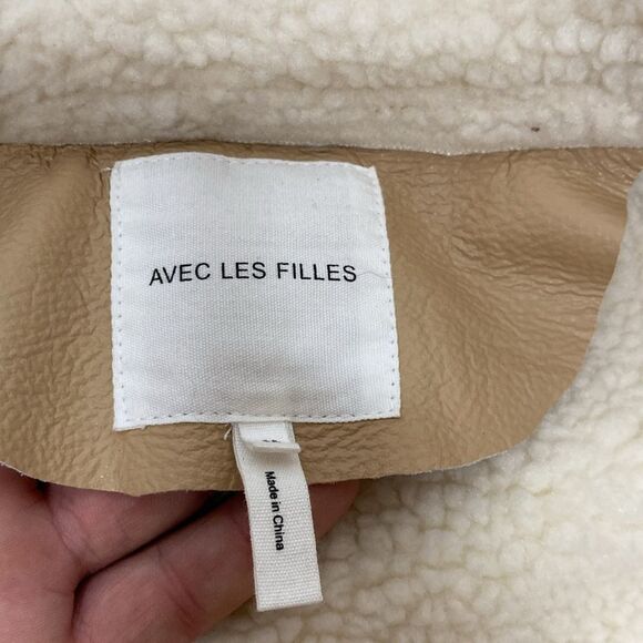Avec Les Filles faux coat women’s size medium NEW (OKPM-07-012) - Picture 6 of 11